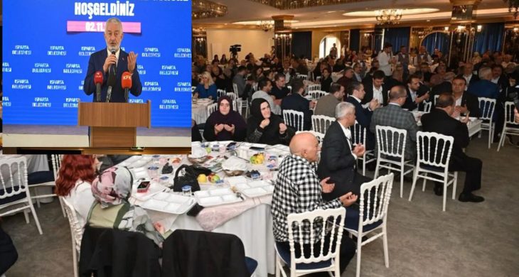 Bursa’daki Ispartalılar aynı sofrada buluştu