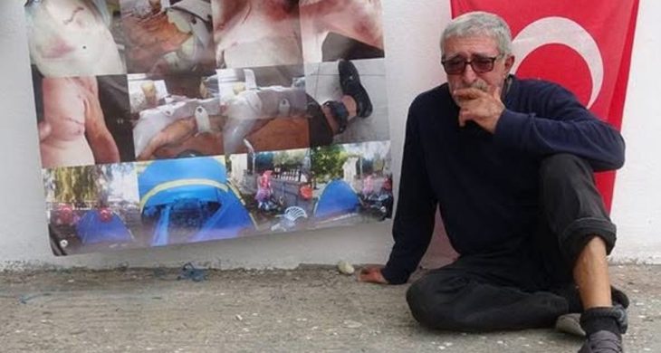 “Ayakta kalmak için mücadele: Kelepçeli çadırda yaşam savaşı”