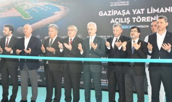 Gazipaşa yat limanı hizmete açıldı