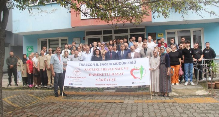 Trabzon Vakfıkebir’de “Sağlık için harekete geç” yürüyüşü