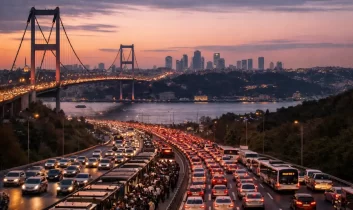 İftar saatine doğru İstanbul’da trafik kilitlendi