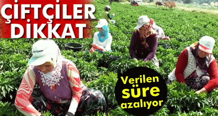 Çiftçiler dikkat!