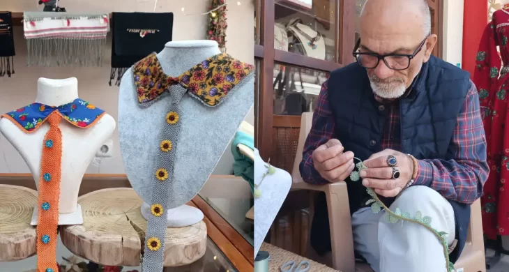 İğne oyasında ezber bozan ilgi: Nallıhanlı erkekler de ilmek atıyor