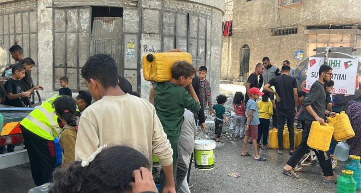 İHH, Gazze’de enkaz temizliği çalışmalarını sürdürüyor