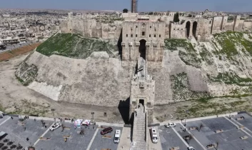 İHH, Halep Kalesi’nde düzenleme çalışması yaptı