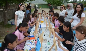 Ilıcalar’da çocuklar tuvalle buluştu