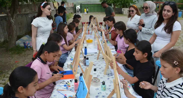 Ilıcalar’da çocuklar tuvalle buluştu