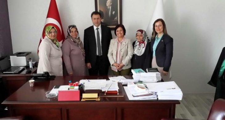 MHP Kadın Kolları Baro Başkanı AV. Levent BOZKURT’u Ziyaret Etti