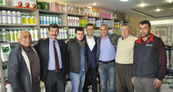 MHP Milletvekili Adayı Yaldır Çarşı Esnafını Ziyaret Etti