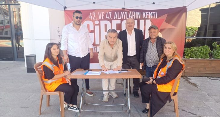 Bulancak Belediyesi, İstiklal Madalyası imza kampanyasına destek istiyor