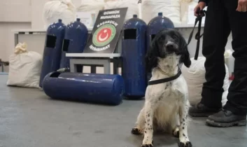 İpsala’da hassas burunlar uyuşturucuyu buldu