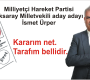 İsmet Ürper, Kararım net. Tarafım bellidir.