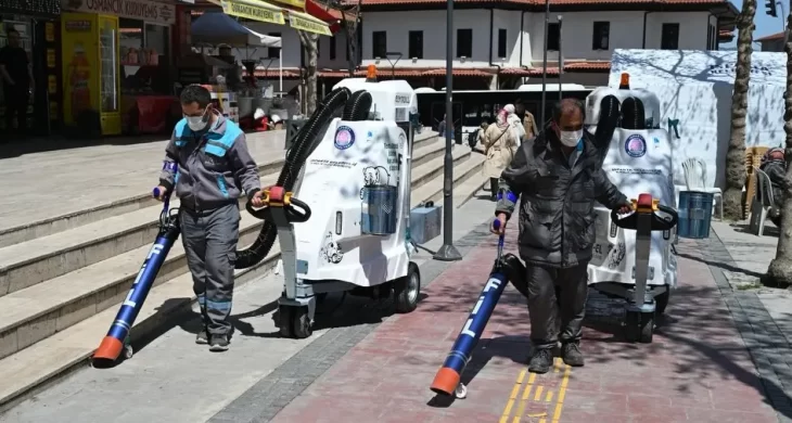 Isparta’da temizlikte “fil” dönemi başladı