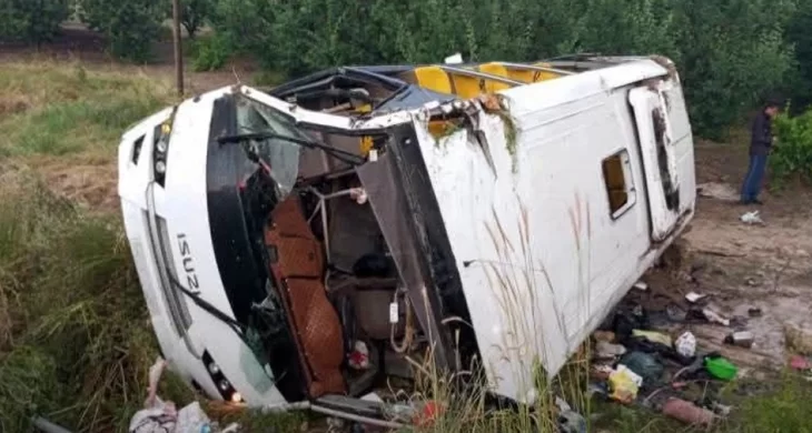 Isparta’da tur otobüsü devrildi: 4 ölü, 15 yaralı