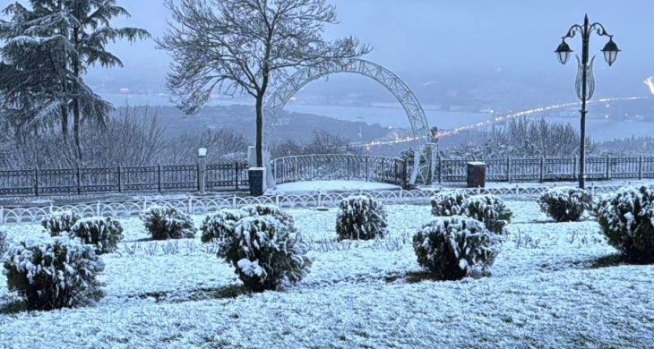 İstanbul’un yüksek kesimlerinde kar etkisini gösterdi