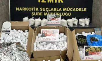İzmir’de dev operasyon: 366 bin uyuşturucu hap ele geçirildi