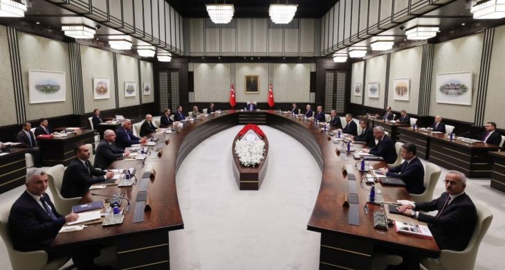 Cumhurbaşkanlığı Kabinesi, Cumhurbaşkanı Erdoğan başkanlığında toplandı