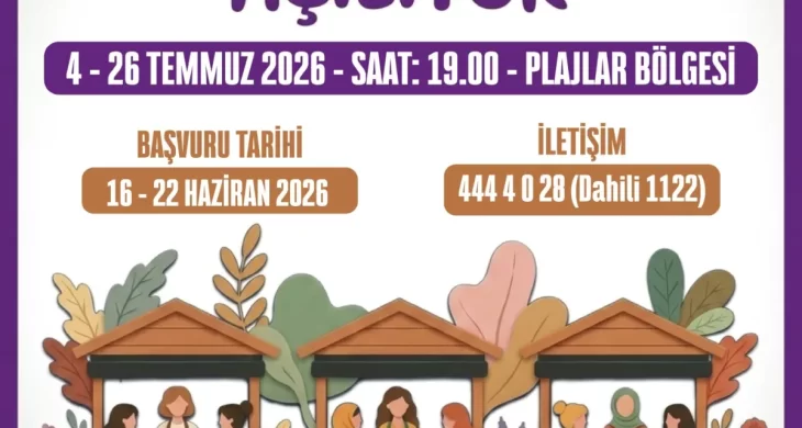 Kadın el emeği pazarı kapılarını açıyor