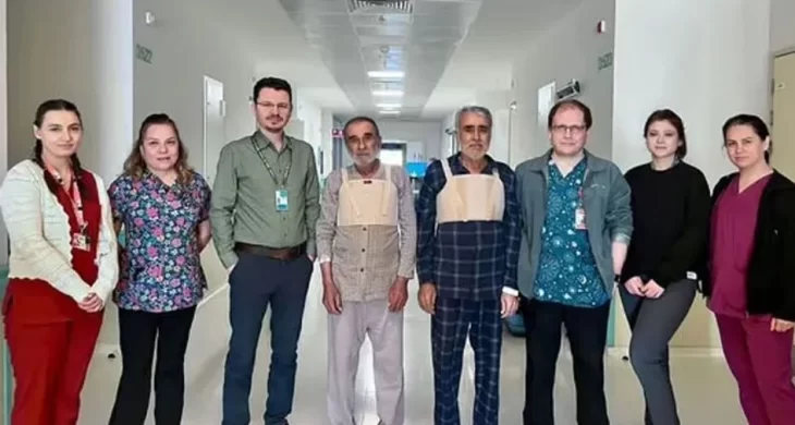 Kalp krizi geçiren iki kardeş aynı gün taburcu oldu