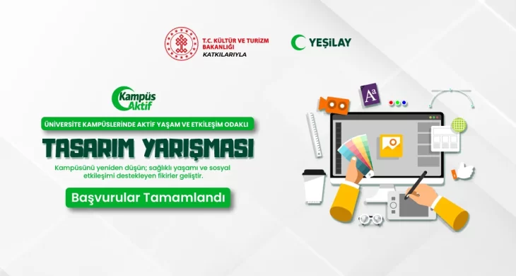 KampüsAktif Öğrenci Tasarım Yarışması’nda başvurular tamamlandı