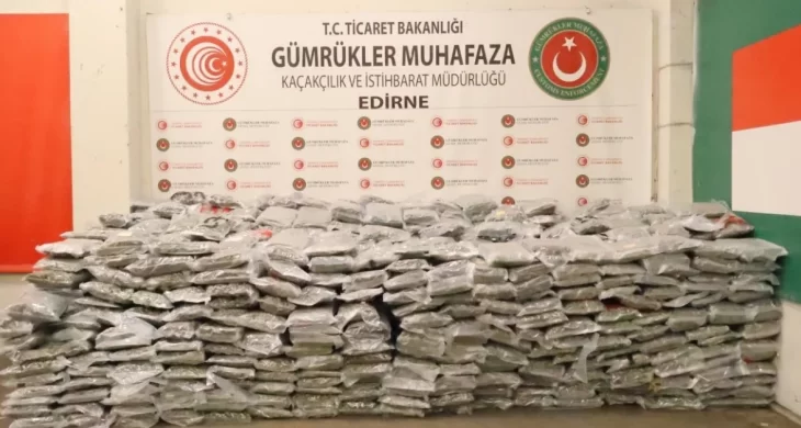 Kapıkule’de 1,4 ton uyuşturucu ele geçirildi