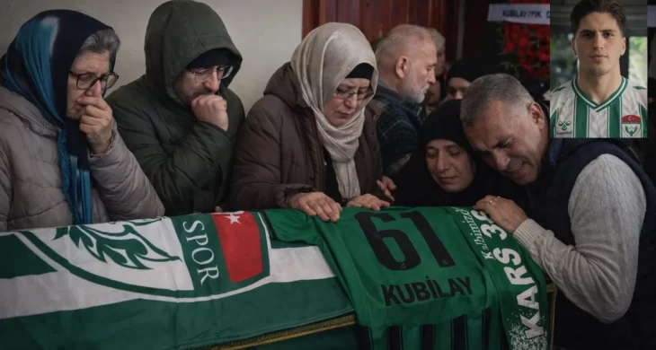 Kars 36 Spor’lu Kubilay Kaan Kundakçı son yolculuğuna uğurlandı