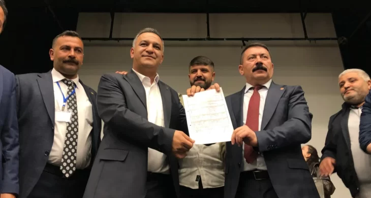 Kars ESOB seçiminde Murat Bakırhan yeniden başkan seçildi