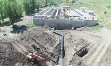 Kars’ta Atıksu Toplama ve Arıtma Tesisi çalışmaları devam ediyor