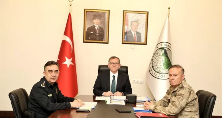 Kars’ta Güvenlik Toplantısı VKS üzerinden gerçekleştirildi