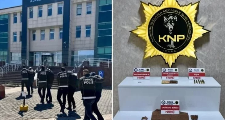 Kars’ta narkotik operasyonu: 4 şüpheli tutuklandı, binlerce içimlik bonzai ele geçirildi