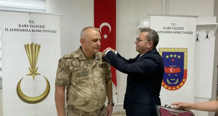 Kars’ta Rütbe Terfi Töreni: Tuğgeneral Halil Coşkun’un Apoleti Takıldı