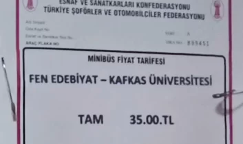 Kars’ta toplu taşıma zammı tartışma yarattı