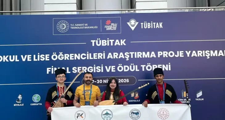 Kars’tan TÜBİTAK yarışmasında başarı