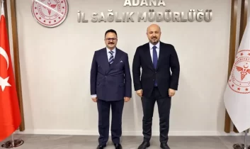 Çukurova Kaymakamı Alkan, Uzm. Dr. Halil Nacar’ı ziyaret etti