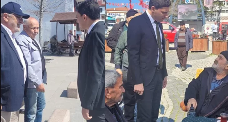 Güdül Kaymakamı Naim Akar vatandaş ve esnaf ziyaretlerini sürdürüyor