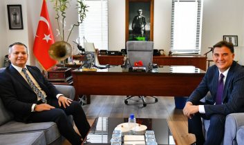 Kaymakam Fatih Akkaya’dan Başkan Karaca’ya iade-i ziyaret