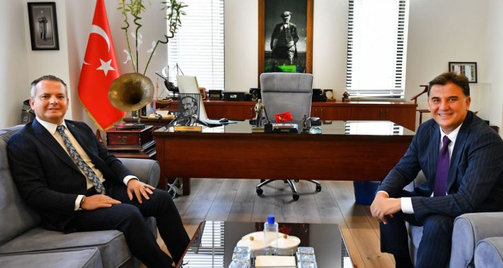 Kaymakam Fatih Akkaya’dan Başkan Karaca’ya iade-i ziyaret