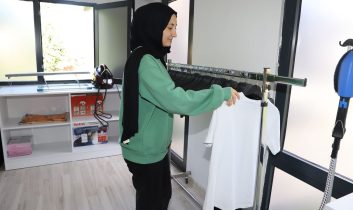 Kent çamaşırhanesi öğrencilerin gözdesi oldu