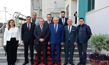 Kepez belediyesinde KKTC heyeti ağırlandı