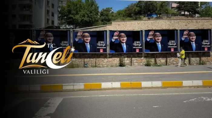 Kılıçdaroğlu afişleriyle ilgili tartışmaya Tunceli Valiliği’nden açıklama