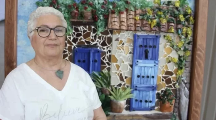 Kırık camlar sanat eserine dönüşüyor