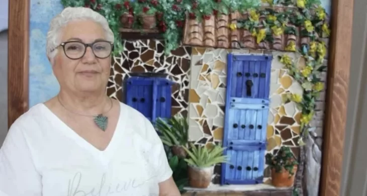 Kırık camlar sanat eserine dönüşüyor