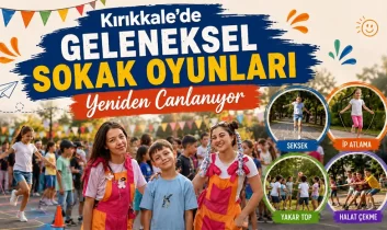 Kırıkkale’de geleneksel sokak oyunları yeniden canlanıyor