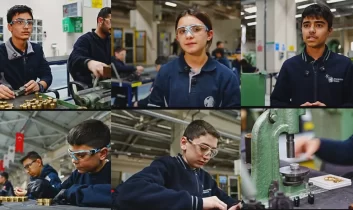 Kırıkkale’de öğrenciler üretimde