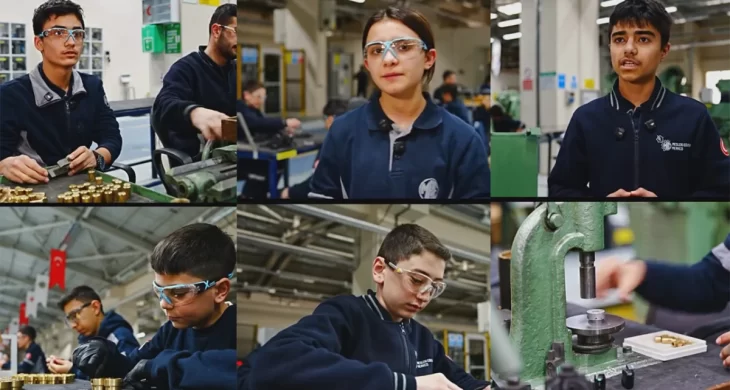 Kırıkkale’de öğrenciler üretimde