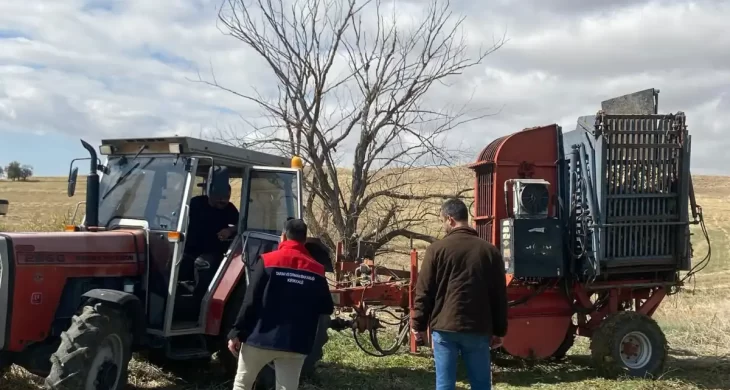 Kırıkkale’de şeker pancarı hasadı başladı