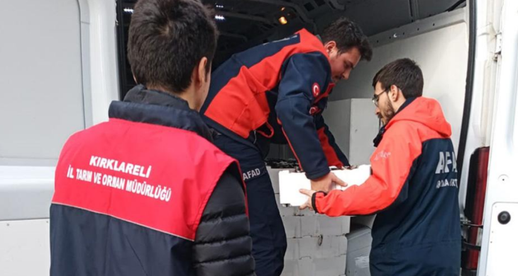 Kırklareli İğneada’da 3 ton kaçak istavrite el konuldu