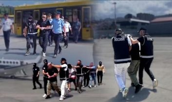 Kırmızı bültenle aranan üç kişi Türkiye’ye getirildi