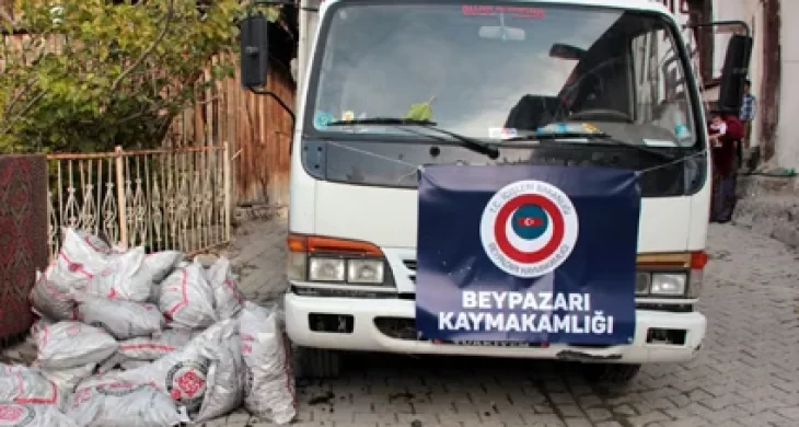 Kışlık yakacak kömür dağıtımları başladı