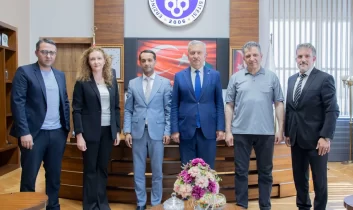 Kıtalararası Turizm Yönetimi Kongresi Ekibinden Rektör Prof. Dr. Akın Levent’e ziyaret